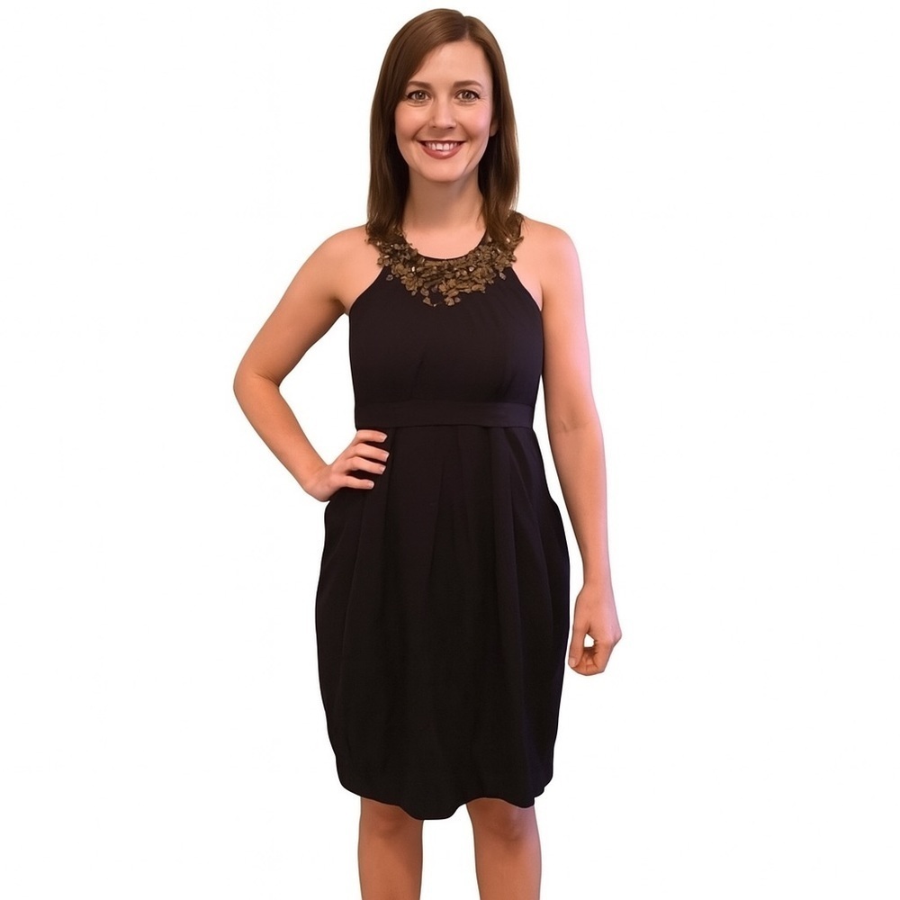 REMARK Statement Metal Coin Embellished Dress Size M